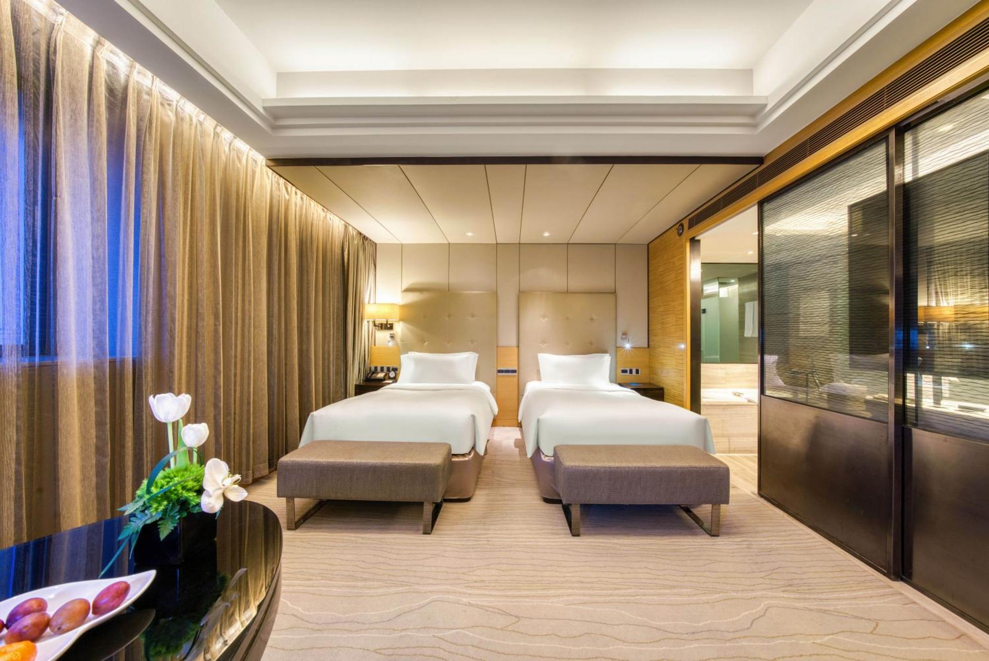 Enlux Hotel Jinan Exterior foto
