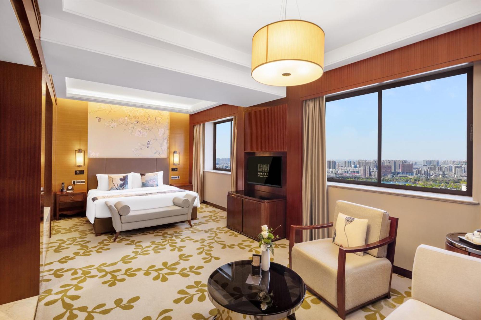 Enlux Hotel Jinan Exterior foto
